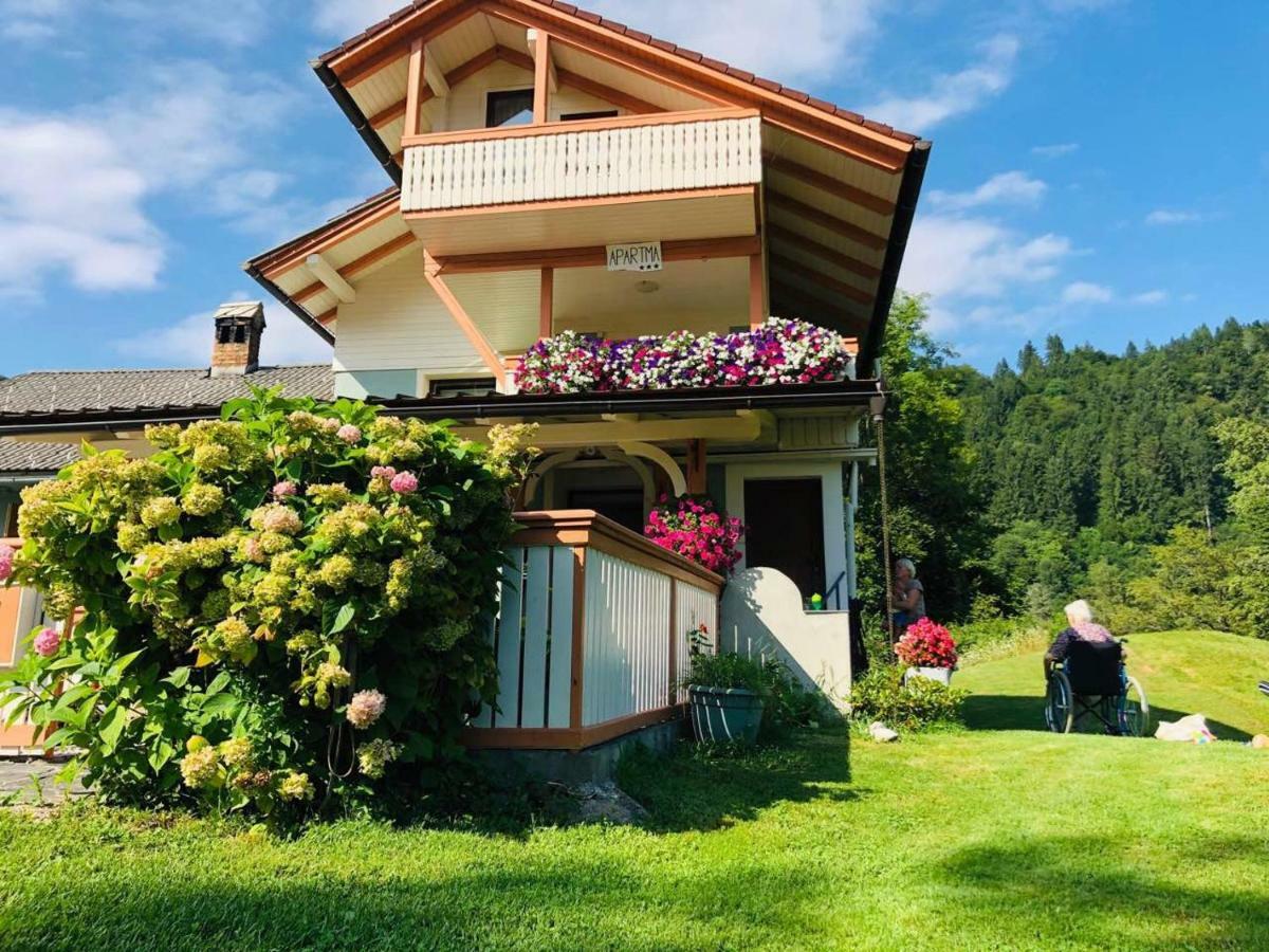 Apartma Erzen Zgornje Gorje Exterior foto